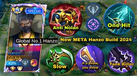 GOODBYE NOLAN META THIS HANZO BUILD CAN DESTROY META HEROES Insane