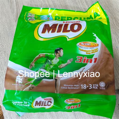 Jual Milo Malaysia Nestle Minuman Malt Susu Koko Coklat Sachet Stik