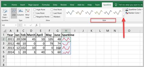 Sparklines In Excel What Is Types Location Range Examples