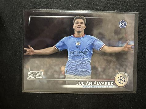 【catch拍卖】2022 23 Topps Stadium Club Chrome Uefa Julian Alvarez