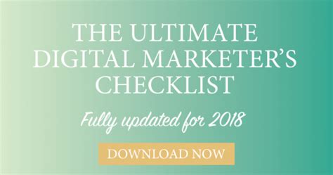 The Ultimate Digital Marketing Checklist Ratiks Blog