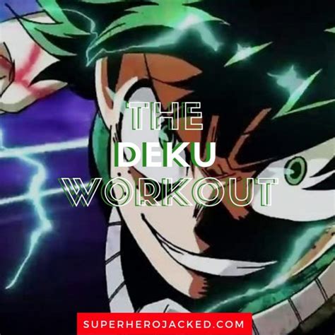 6 Day Izuku Midoriya Workout with Comfort Workout Clothes | Fitness and ...