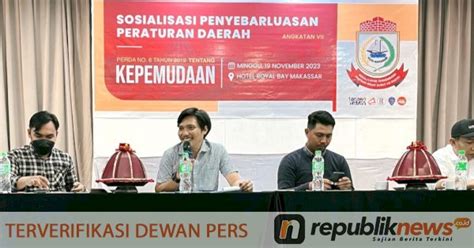 Sosialisasi Perda Kepemudaan Sekretariat DPRD Makassar Raul Ibnu