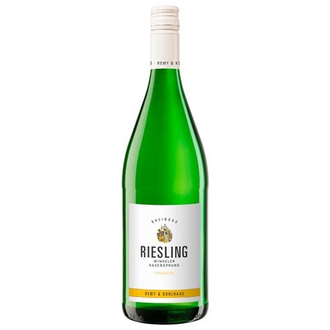 Remy Kohlhaas Weißwein Riesling Winkeler Hasensprung trocken 1l bei