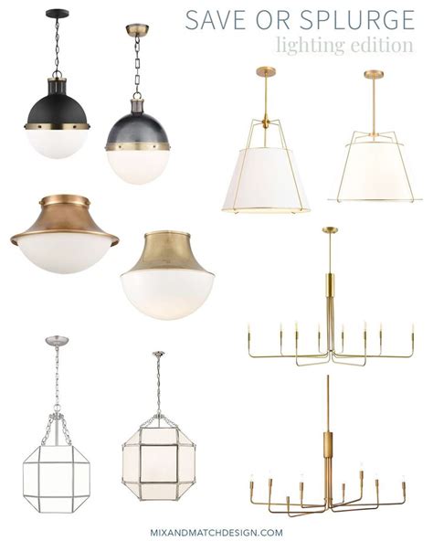 Save Or Splurge Lighting Edition Foyer Lighting Fixtures Entryway