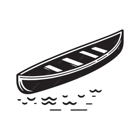 Canoe Svg Premium Ai Generated Vector