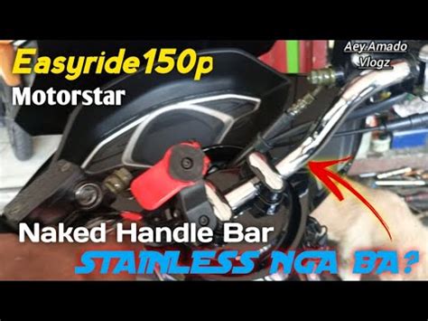 Easyride150p MOTORSTAR Naked Handle Bar TOTOO BA NA STAINLESS O