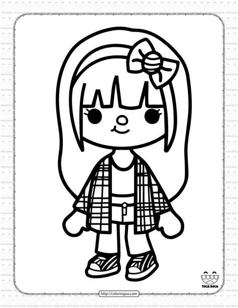 Printable Toca Life Coloring Sheet 26