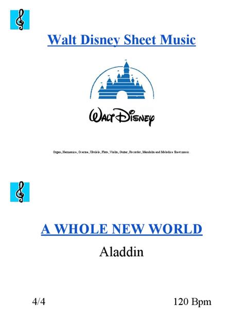 Coleção De Partituras Para Piano Walt Disney Pdf