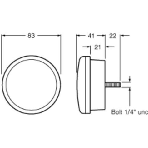 Hella Mm Round Led Stop Rear Position Rear Direction Indicator