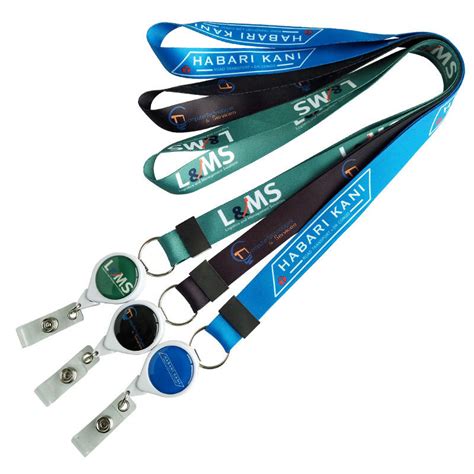 Custom Design Logo Heat Transfer Dye Sublimation Printed Lanyard With