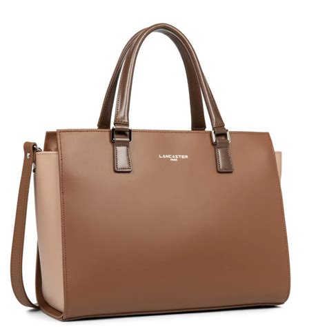 Lancaster Constance Sac Porté Main 437 04 Vison Nude foncé Marron