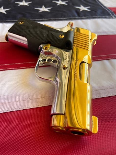 Customized Kimber 1911 American Golden Gun