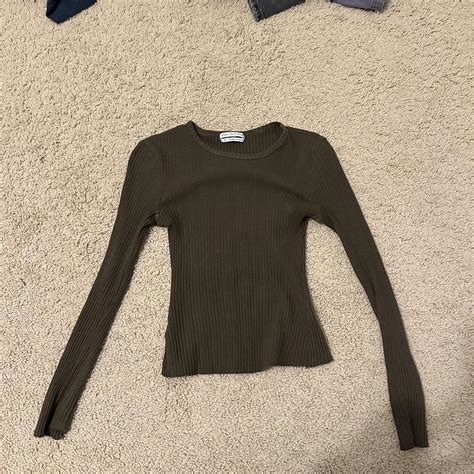 Olive Green Urban Outfitters Long Sleeve Size S A Depop