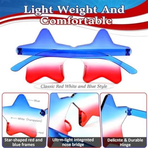 Th Of July Patriotic American Flag Sunglasses Set Of Set Of