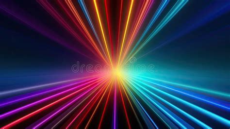 Vibrant Background With Light Streaks Stock Illustration Illustration Of Linear Backdrop