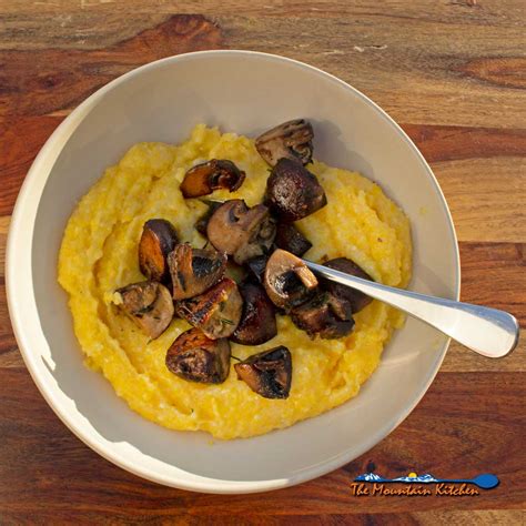 Creamy Polenta With Mushrooms A Meatless Monday Recipe