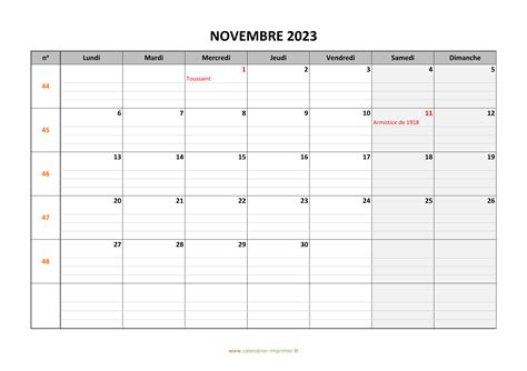 Novembre Calendrier Jours Feries The Imprimer Calendrier Images