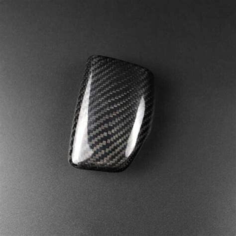 Real Carbon Fiber Gear Shift Knob Cover Trim Fit For Audi A4 S4 B9 2016