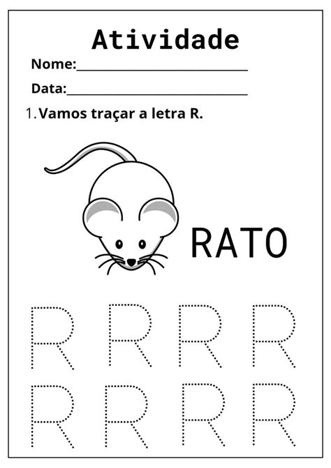 Letra R Atividades Com A Letra R Atividades Atividades Letra E