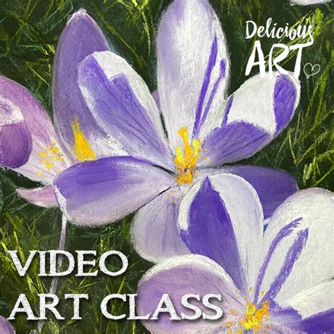 Video How To Paint A Crocus Flower Jeanne Cotter Fine Art