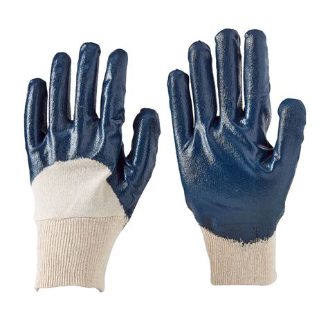 Industry Oil Resistance Construction Glove Long Cuff Fully Nitrile