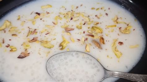 Sago Dana Kheer Recipe Sehri Special Recipe Quick And Fast Sabu Dana