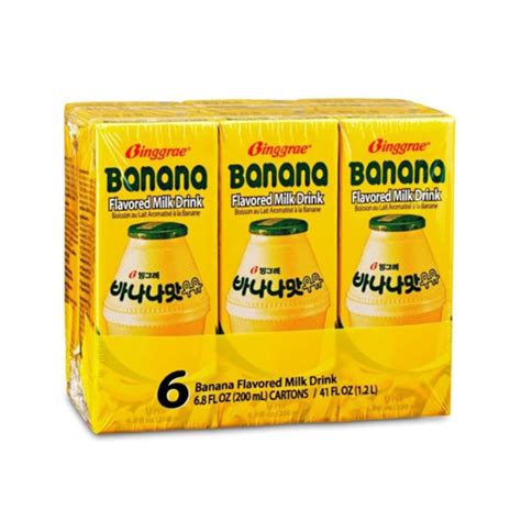 Binggrae Banana Flavoured Milk Ml Pk Ml Pk