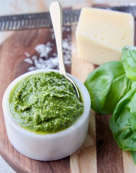 How To Make Fresh Basil Pesto WhitneyBond