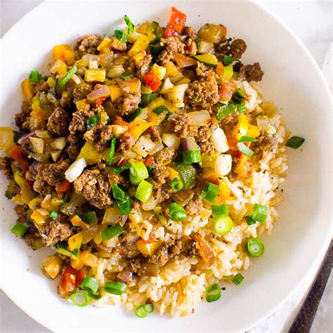 Korean Ground Beef And Rice Bowls Ifoodreal