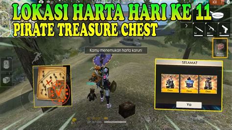 Lokasi Harta Karun Hari Ke Free Fire Pirate Treasure Chest Youtube