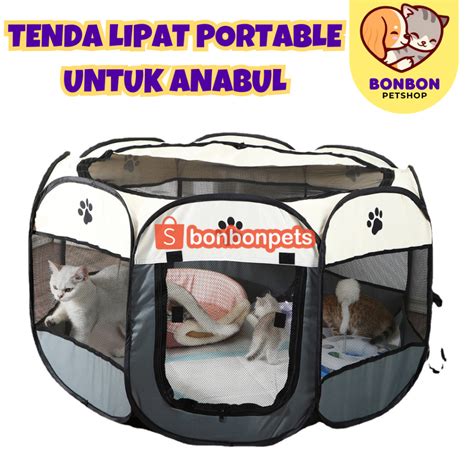 Jual Tenda Kucing Anjing Besar Anti Air Tenda Lipat Kucing Portable