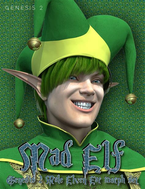 Mad Elf Genesis 2 Male Elven Ears Daz 3D