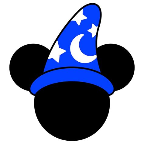 Mickey Sorcerer Hat Digital File Svg Dxf Png  Etsy Ireland