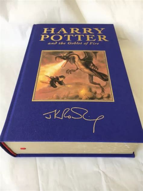 DELUXE FIRST EDITION Harry Potter Goblet Of Fire 3rd Print 125 00