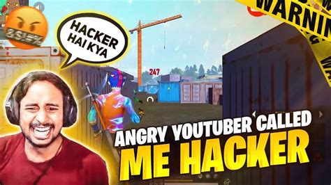 Angry Youtuber Call Me Hacker😡🤬 In Livestream Youtubers Reaction On