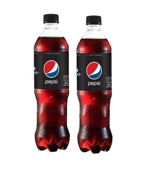 Pepsi Black No Calories Carbonated Drink PET 600mL Pack Of 2 Lazada PH