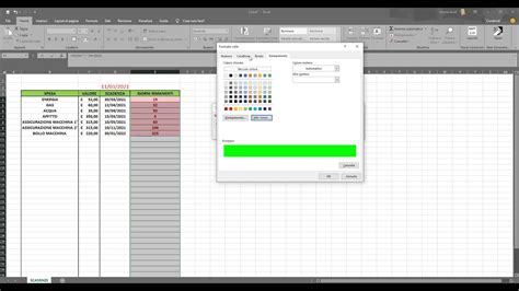 Come Creare Delle Scadenze Con Excel Parte Youtube