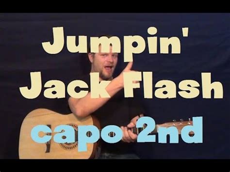 Jumpin Jack Flash The Rolling Stones Easy Strum Guitar Lesson How To