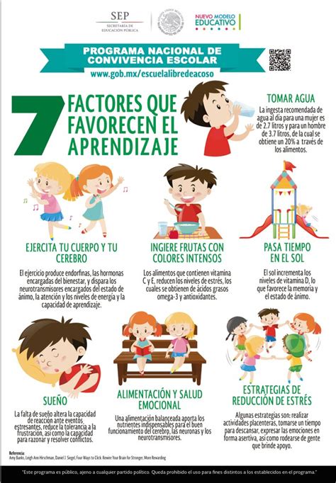 SEQ Educación on Twitter 7 factores que favorecen el aprendizaje y