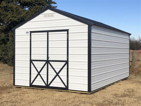 10x20 Metal Cottage Barn Ok Structures Portable Buildings