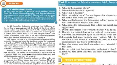 Kunci Jawaban Bahasa Inggris Kelas 10 Hal 124 Reading Comprehension