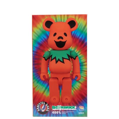 Medicom Grateful Dead Dancing Be Rbrick Orange 400 End