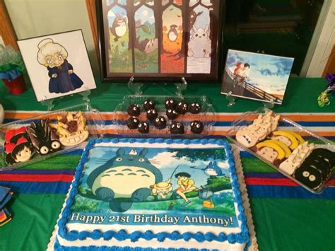 Studio Ghibli Party Decor Studio Ghibli Party Happy 21st Birthday