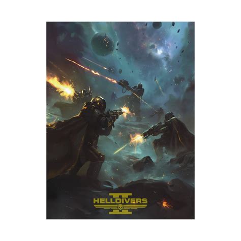 Helldivers 2 Poster Helldivers 2 Wall Art Poster Art Helldivers