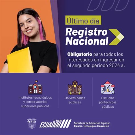 Último día para el Registro Nacional 2024 2s