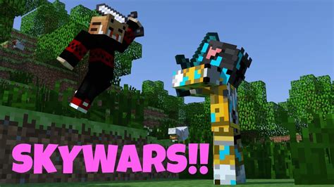 Minecraft Skywars Una Partida Troll Y Bajas Epics YouTube