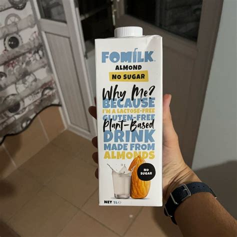 Fomilk Almond Milk No Sugar Review Abillion