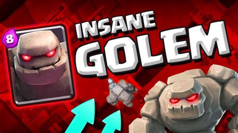 Best Golem Beatdown Deck Clash Royale Arena Youtube