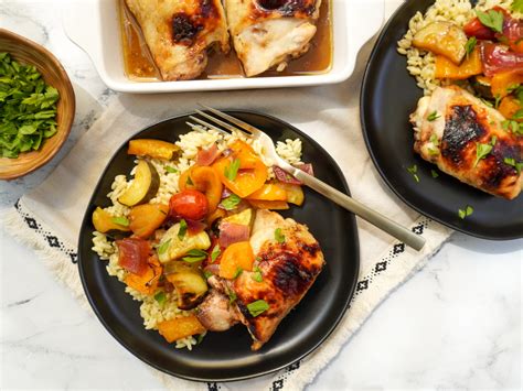 Balsamic Honey Chicken with Roasted Vegetables – Recette Magazine